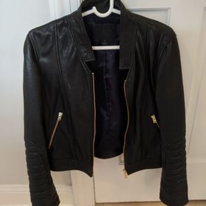 J.crew Collection leather jacket